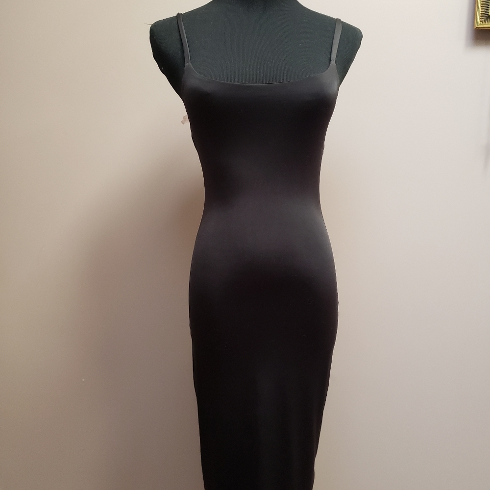 Love J Spaghetti Strap Sheath Dress Black Size Small - Picture 2 of 5